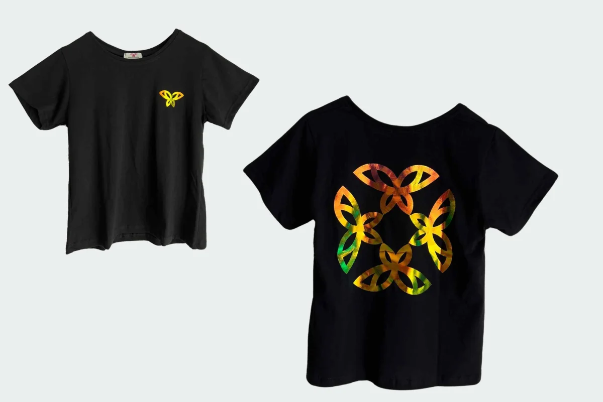T-Shirt con stampa laminata - immagine 5