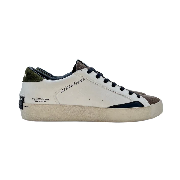 Sneaker Crime London white/olive - immagine 2