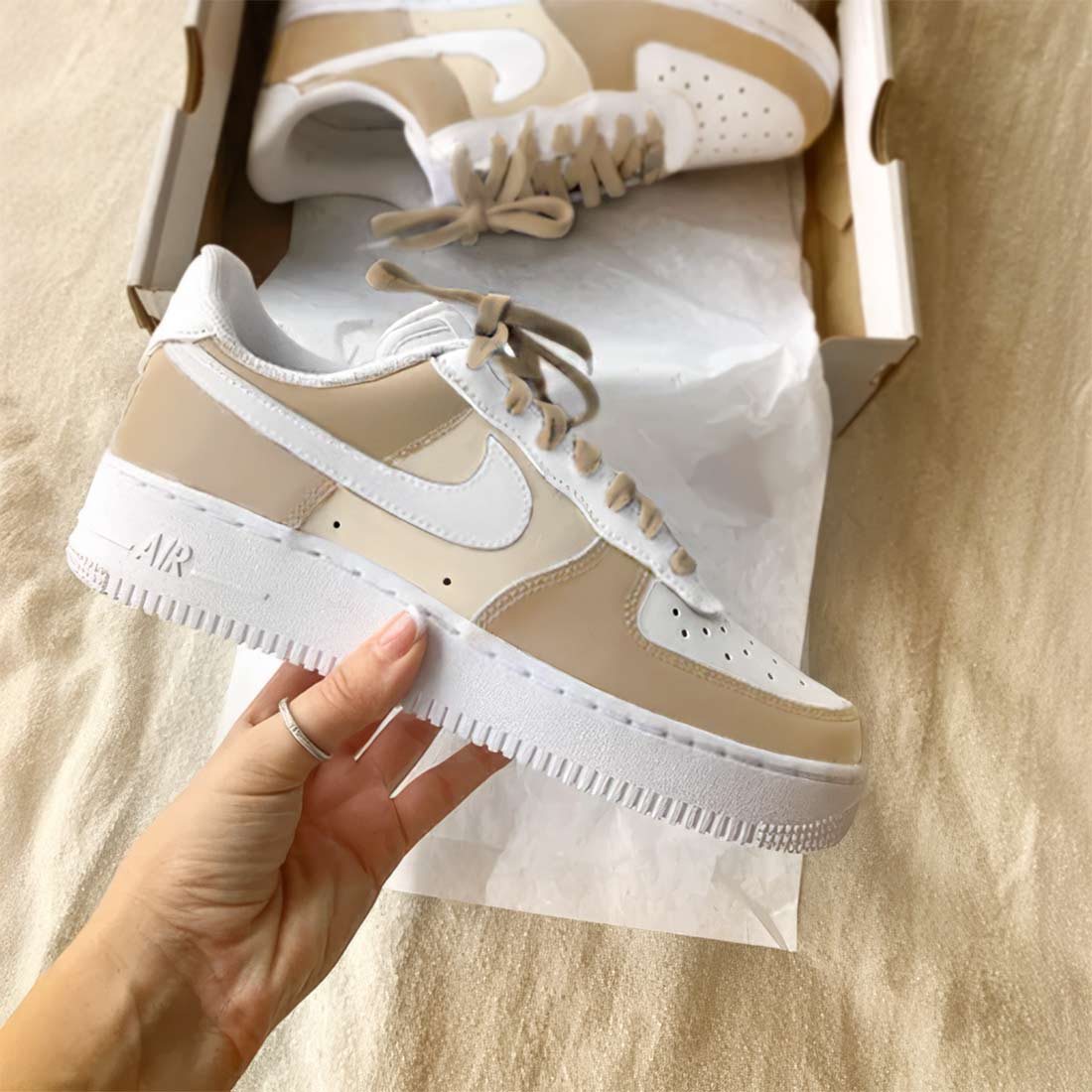 Nike Air Force 1 Marrone Mocca - immagine 3