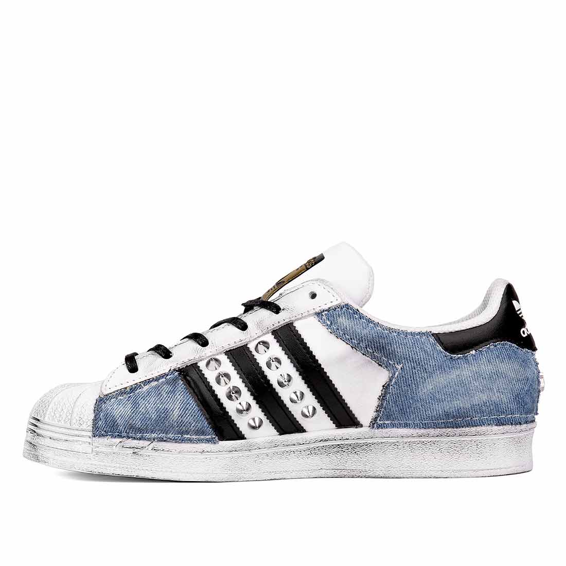 Adidas Superstar Jeans e Borchie - immagine 5
