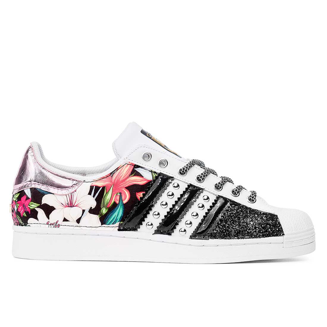 Adidas Superstar con i Fiori Rosa - immagine 2