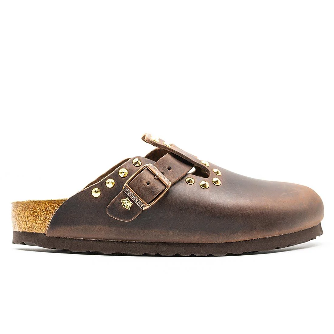 Personalizzazione Birkenstock Boston con Borchie Oro - Marroni - Outlet - immagine 5