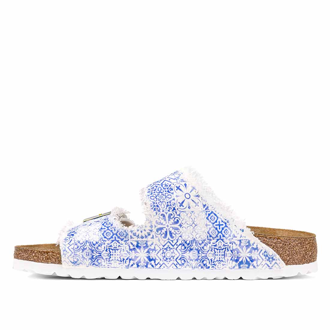 Personalizzazione Birkenstock Arizona Bianche Blu stile Capri - Outlet - immagine 4