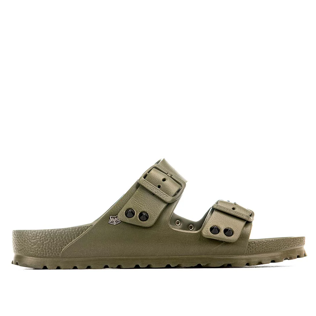 Personalizzazione Birkenstock Arizona Eva Verde Kaki con Borchie Nere - immagine 5