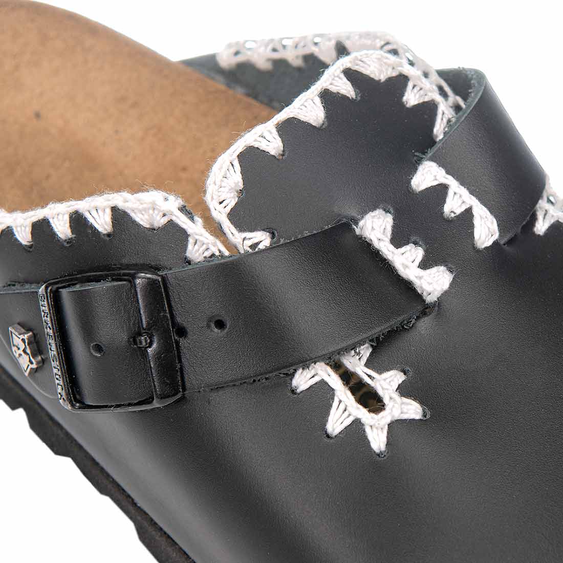 Personalizzazione Birkenstock Boston Crochet - Nere - immagine 3
