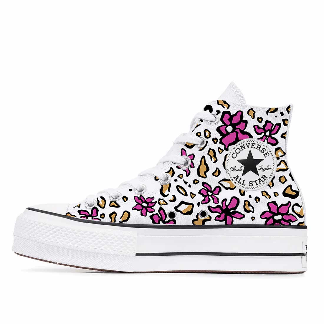 Converse All Star Alte Platform Leo Flower - immagine 3
