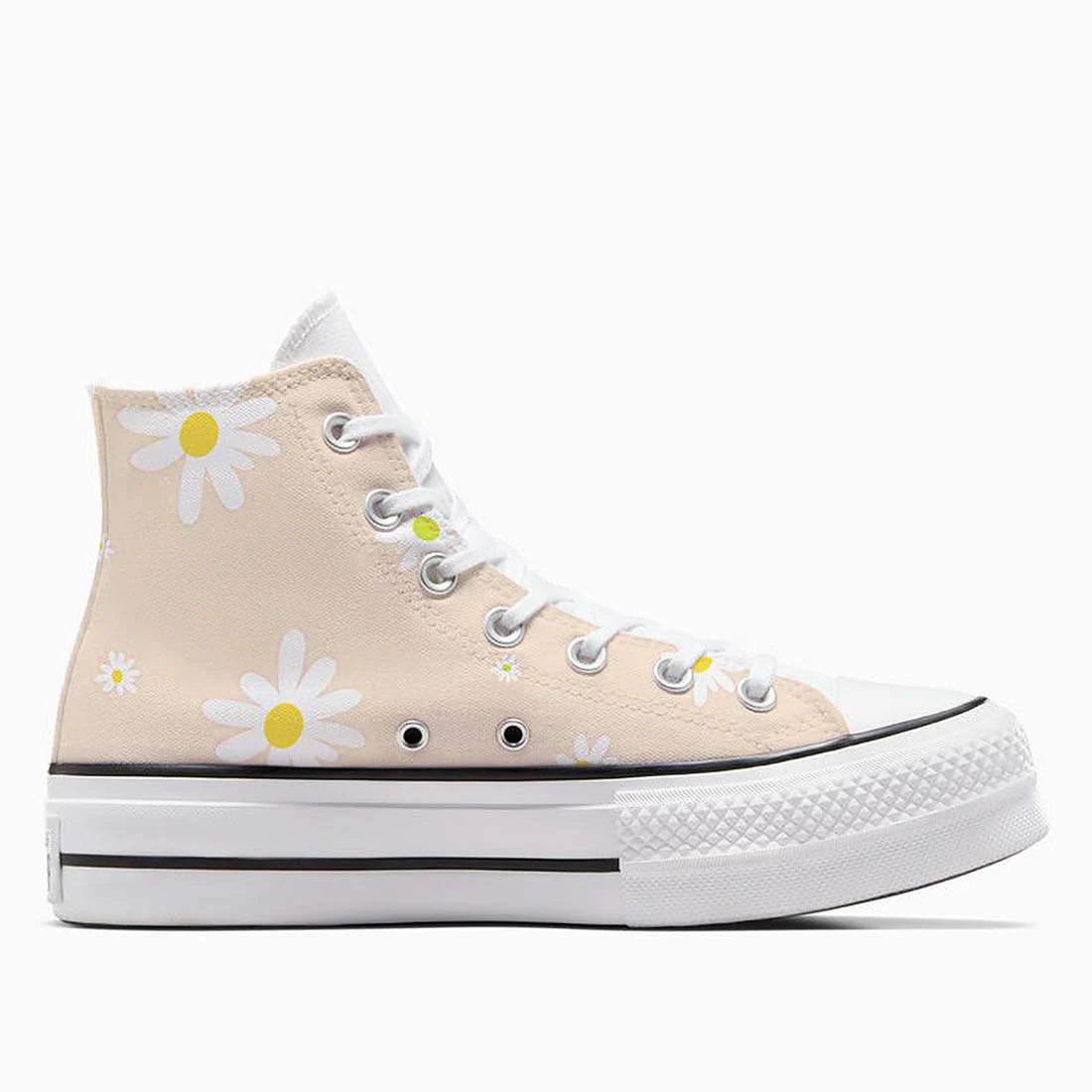 Converse All Star Alte Platform con Margherite - Rosa salmone chiaro - immagine 2