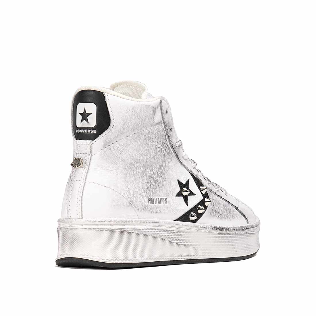 Converse All Star Pro leather - Effetto Vintage - Borchie - immagine 6