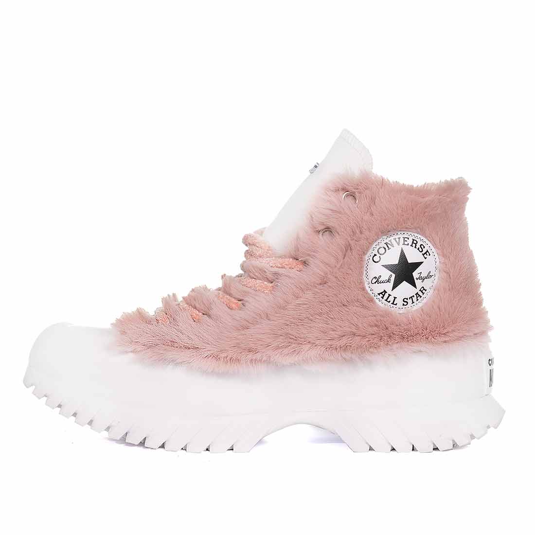 Converse Lugged in Pelo Rosa - Outlet - immagine 4