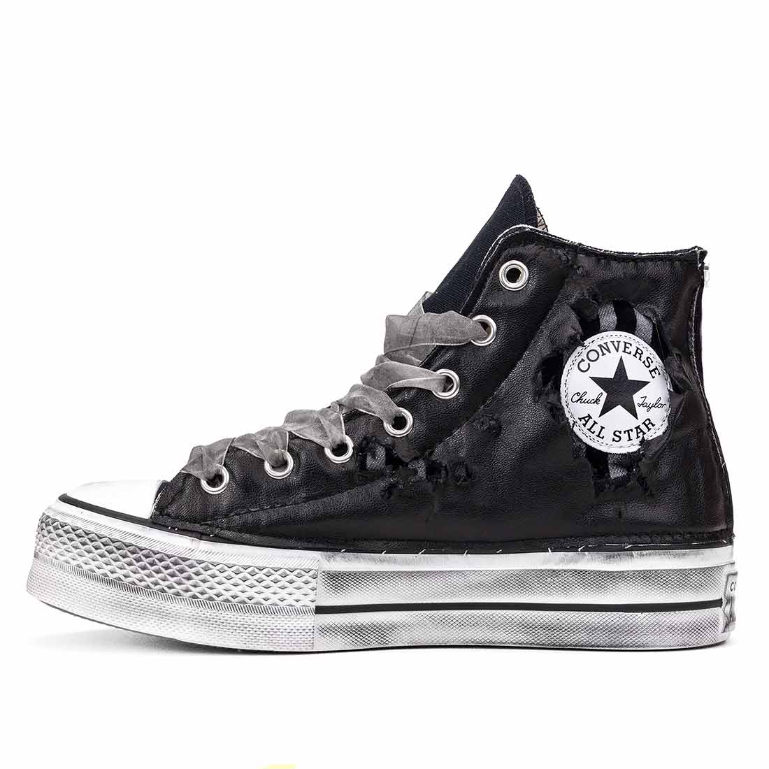 Converse All Star Alte Platform Dark Gothic - immagine 5