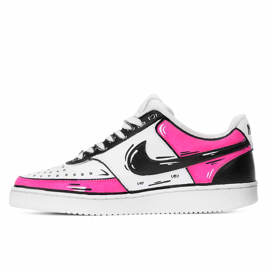 Nike Court - Cartoon - Nero e Fucsia - immagine 4