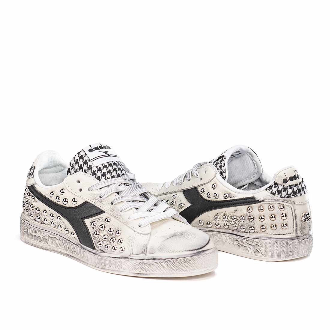 Diadora Game Low - Pied de Poule con Borchie - immagine 3