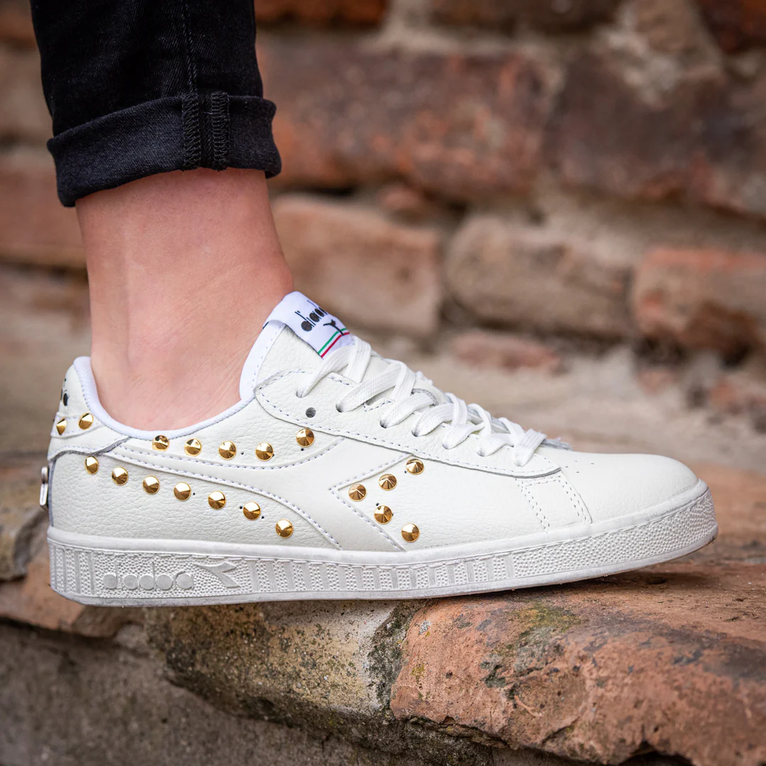 Diadora Game L Low con Borchie Oro - immagine 3