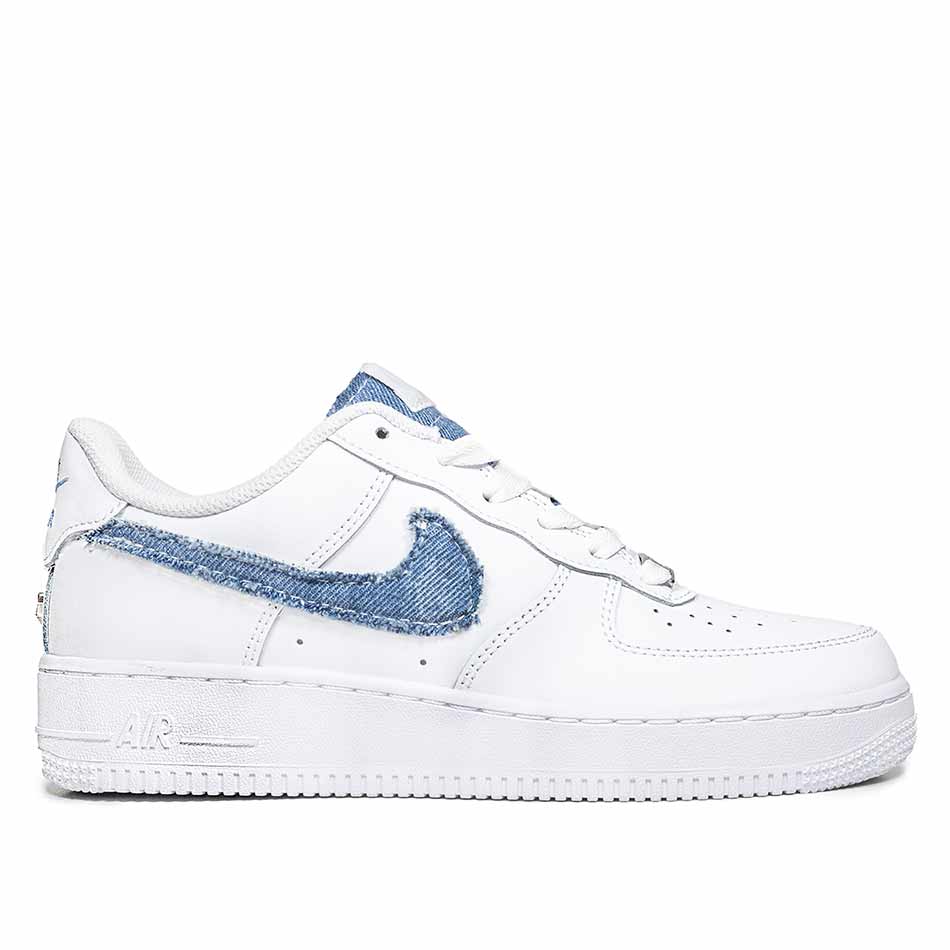 Nike Air Force 1 in Jeans Denim - Outlet - immagine 2