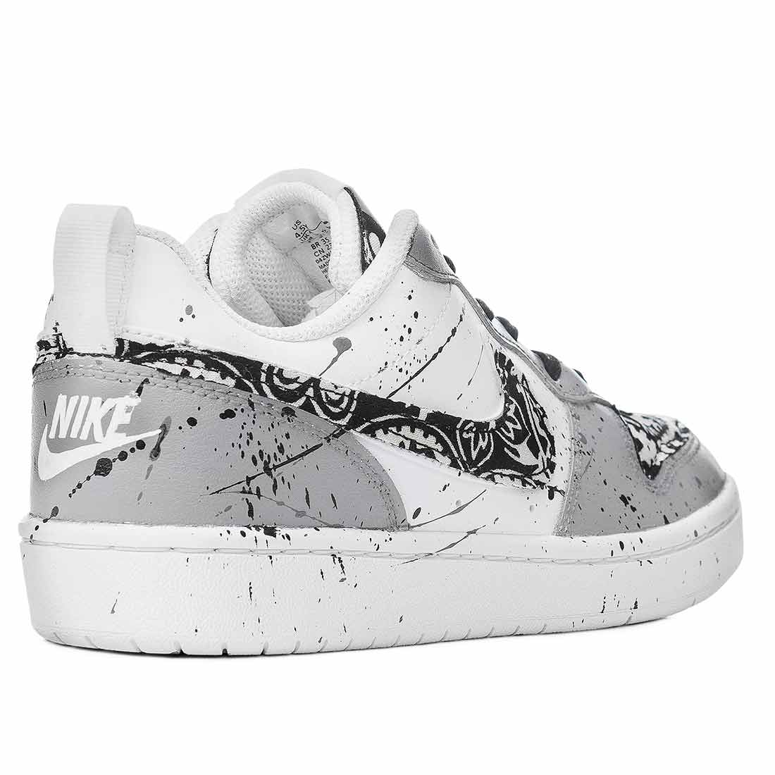 Nike Court con Bandane Bianco e Nero - immagine 5