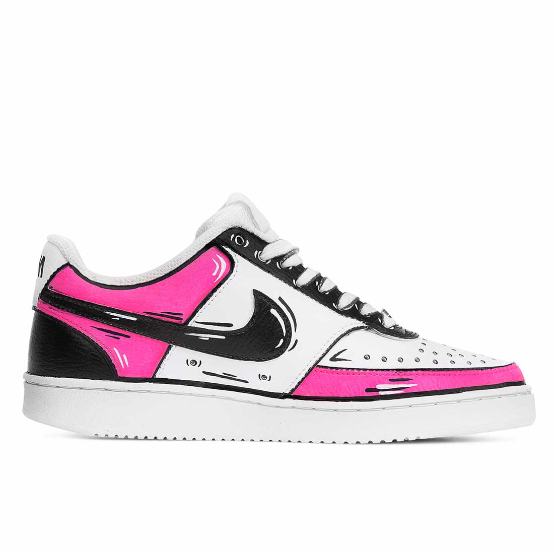 Nike Court - Cartoon - Nero e Fucsia - immagine 2