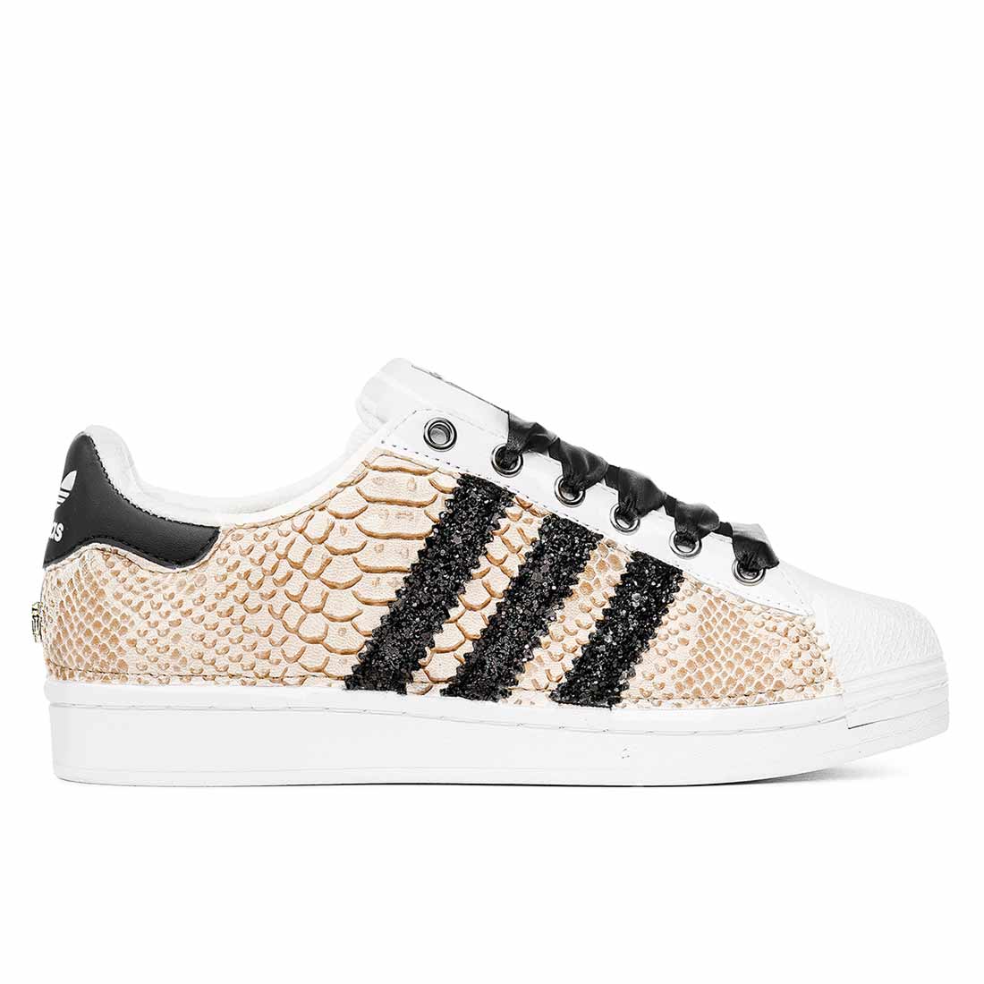 Adidas Superstar Pitonate Nocciola - immagine 2