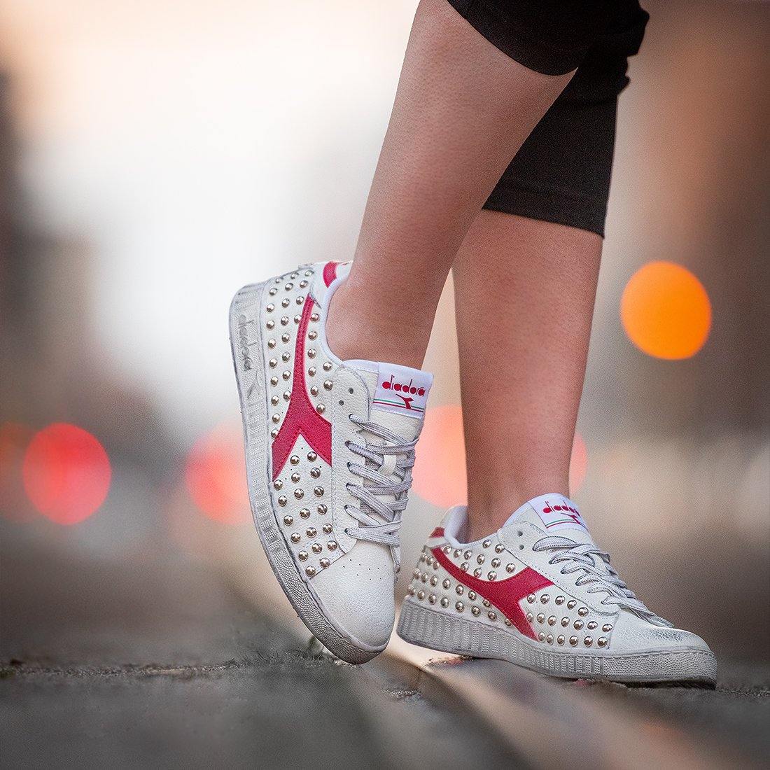 Diadora Game L Low con Borchie (Completamente Borchiate) - immagine 6