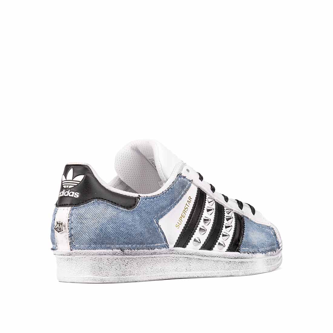 Adidas Superstar Jeans e Borchie - immagine 4