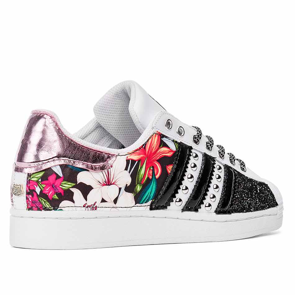 Adidas Superstar con i Fiori Rosa - immagine 5