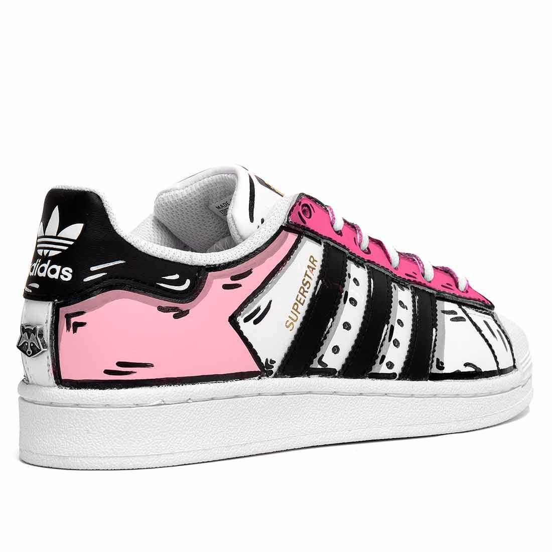 Adidas Superstar Cartoon - Disegnate 2D Rosa Pastello - immagine 5