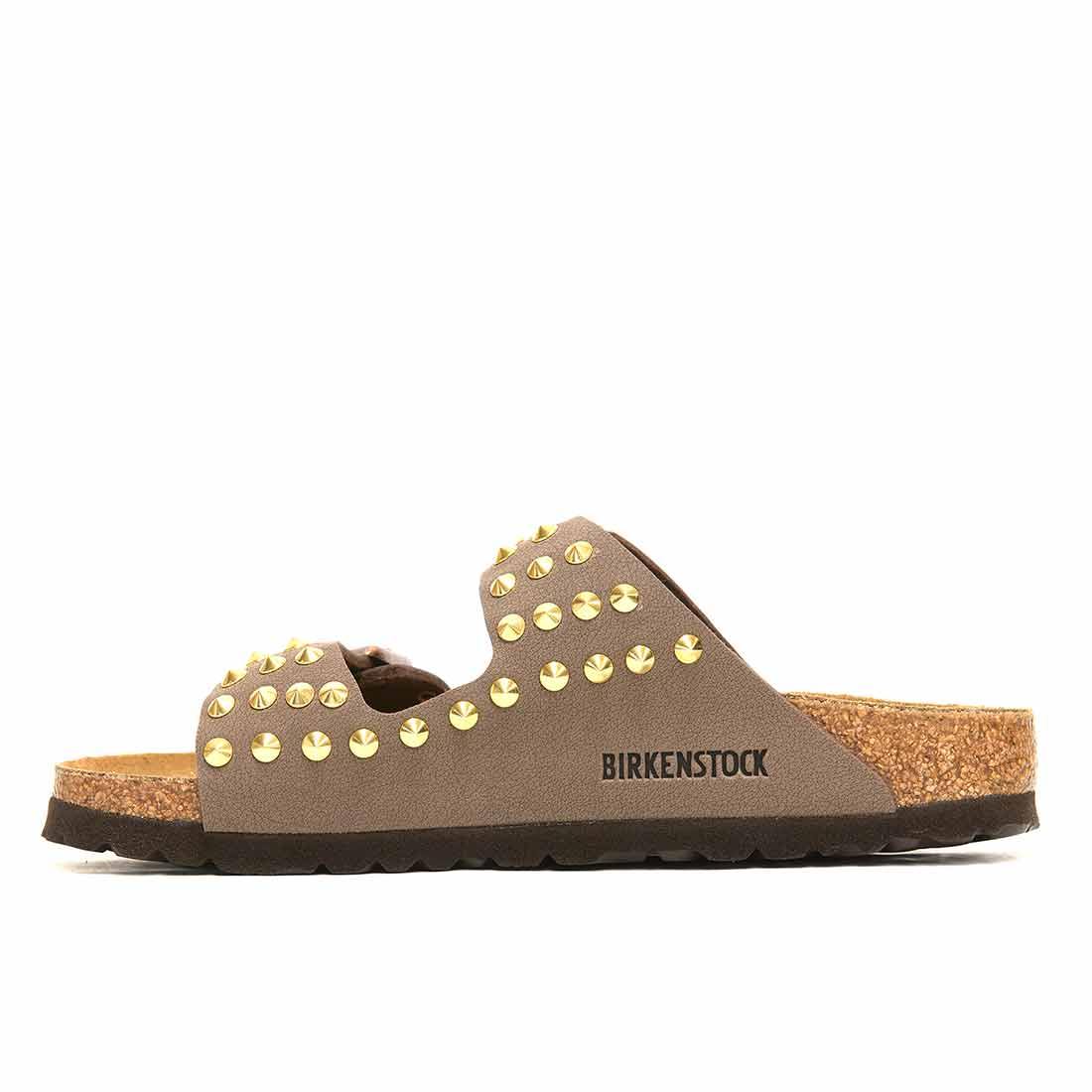 Personalizzazione Birkenstock Arizona Marroni con Borchie Oro - immagine 5