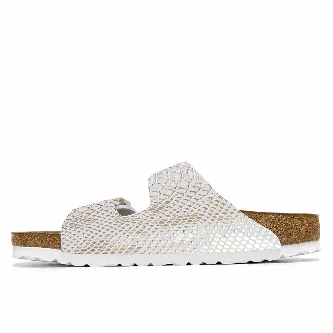 Personalizzazione Birkenstock Arizona Bianche Pitone Oro - immagine 4