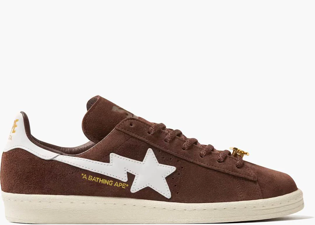 Adidas Campus 80s Bape 30th Anniversary Brown - immagine 2