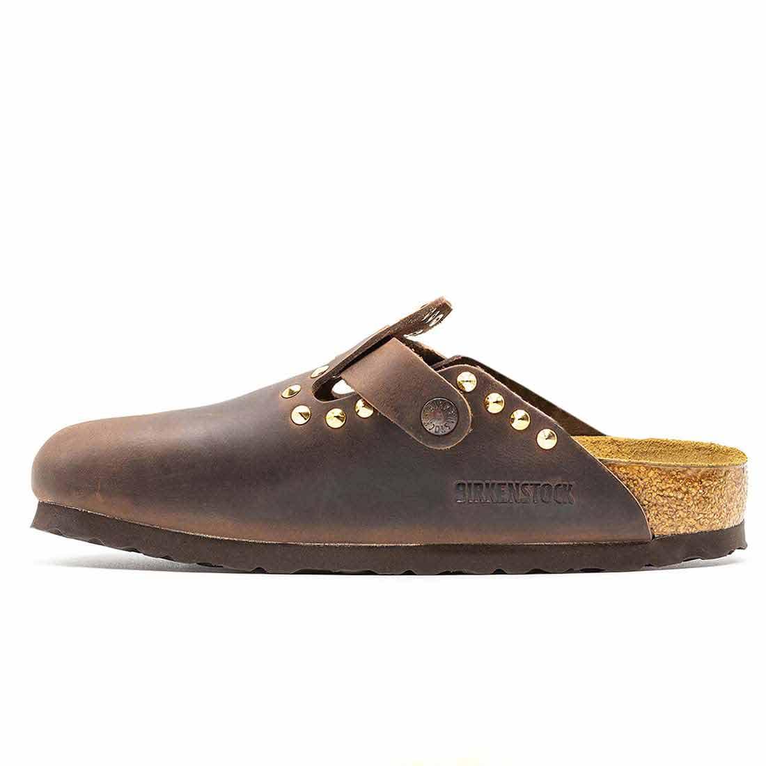 Personalizzazione Birkenstock Boston con Borchie Oro - Marroni - Outlet - immagine 6