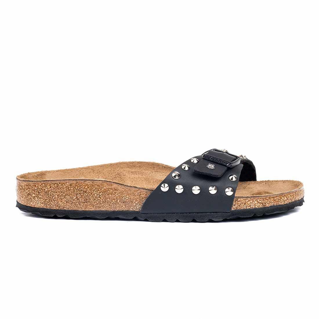 Personalizzazione Birkenstock Madrid con Borchie a cuneo color Argento - Nere - Outlet - immagine 5