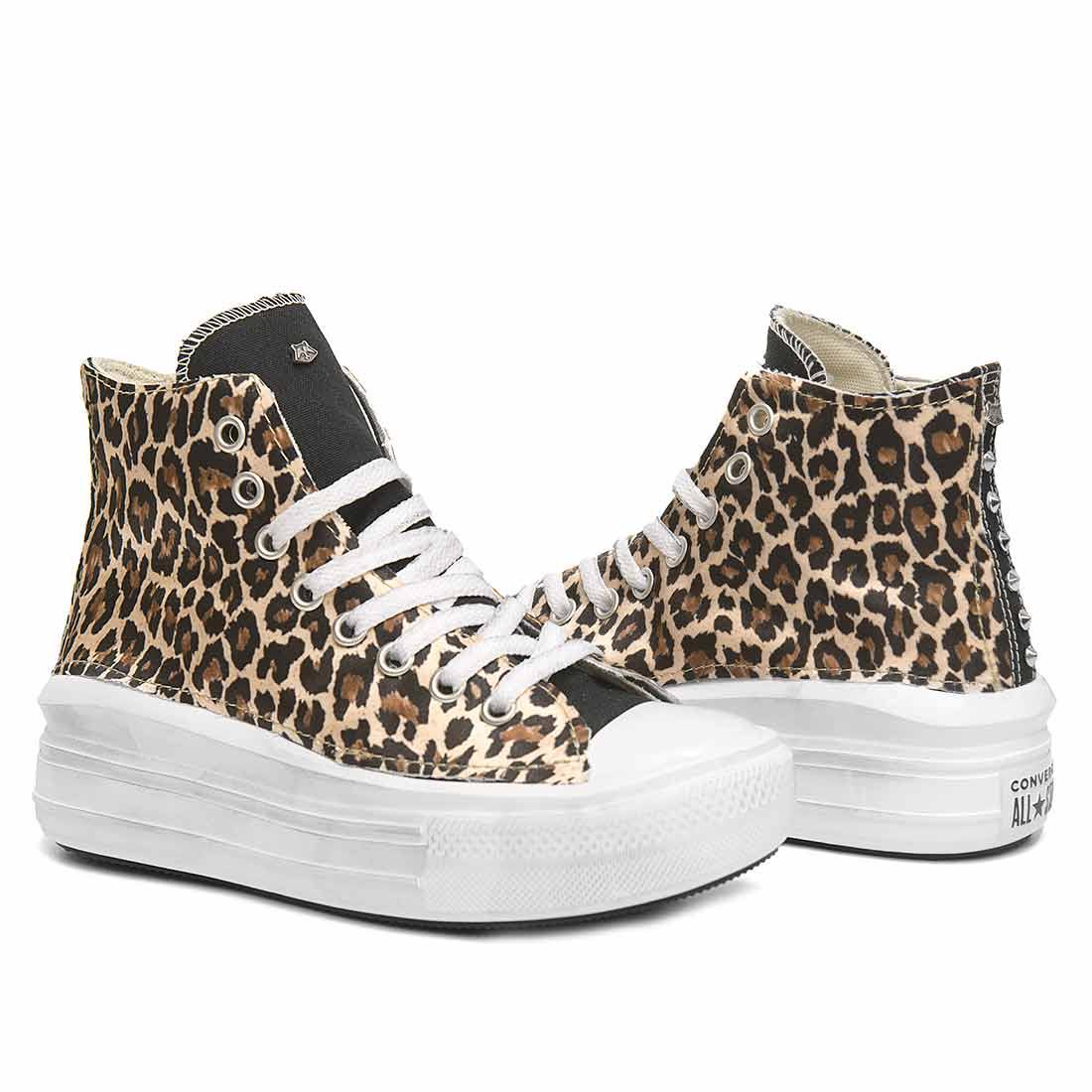 Converse All Star Move Leopardate - immagine 5