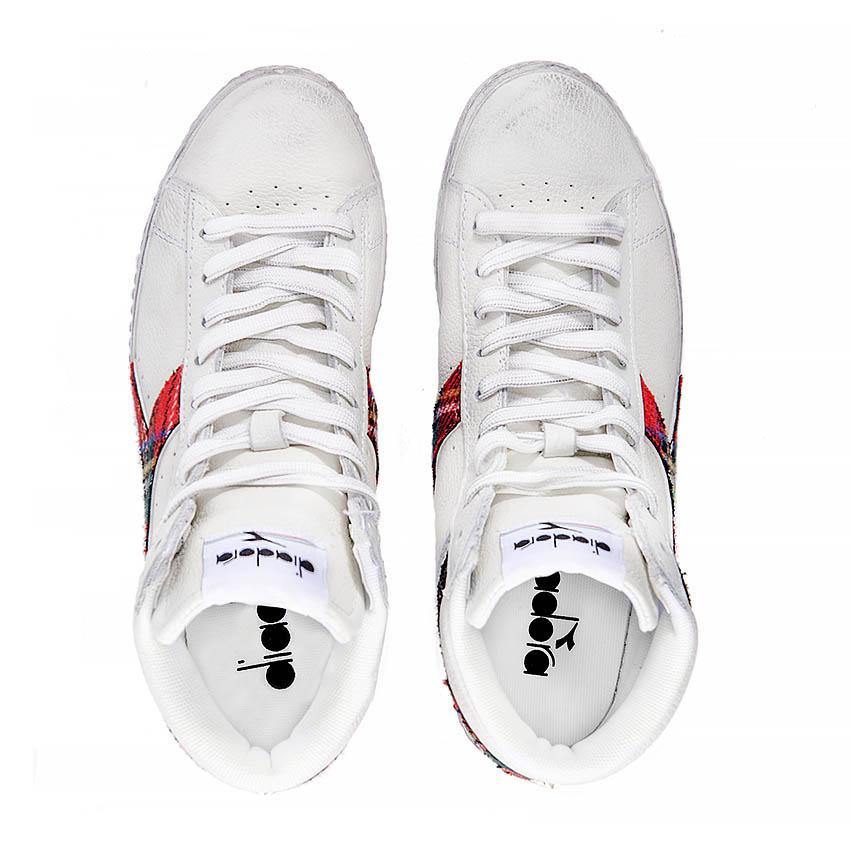 Diadora Game L High Scozzesi - Tartan Scozzese e Glitter Nero - immagine 6
