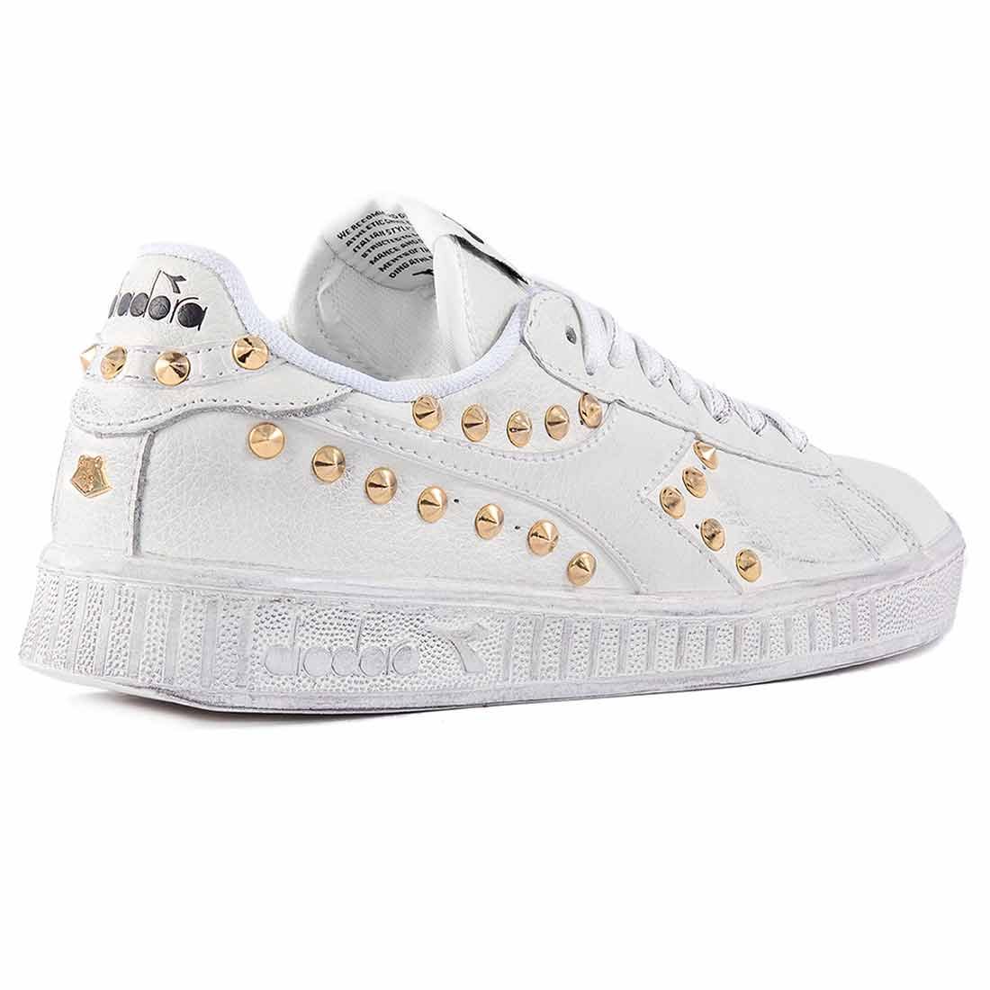 Diadora Game L Low con Borchie Oro - immagine 6