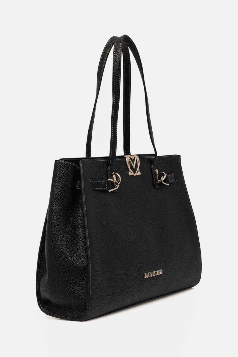 Grande borsa a mano con chiusura - immagine 3