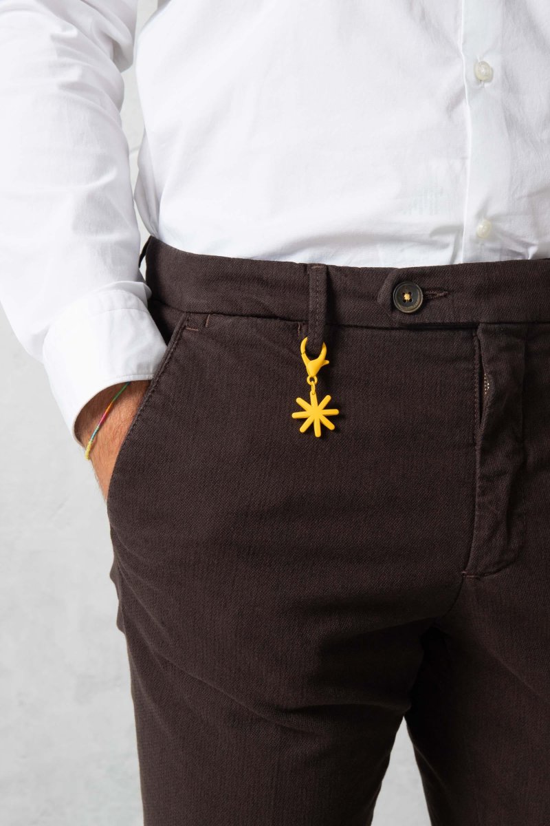 Pantalone slim in cotone stretch - immagine 5