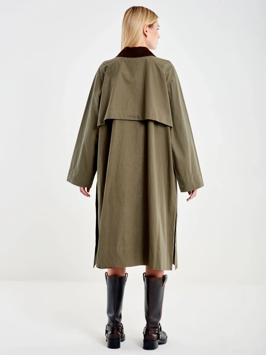 Trench lungo oversize - immagine 4