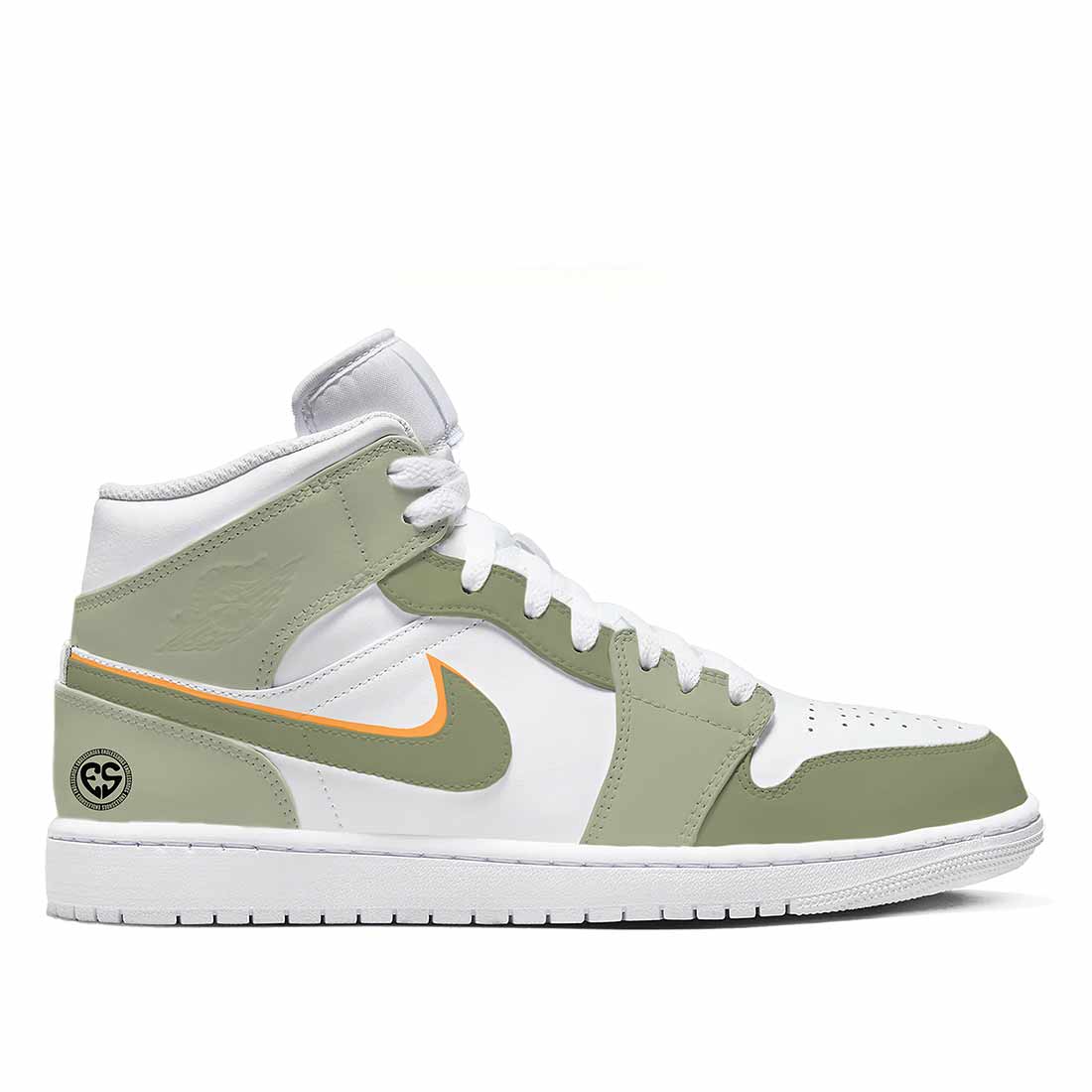 Nike Air Jordan Verde Arancio - immagine 2
