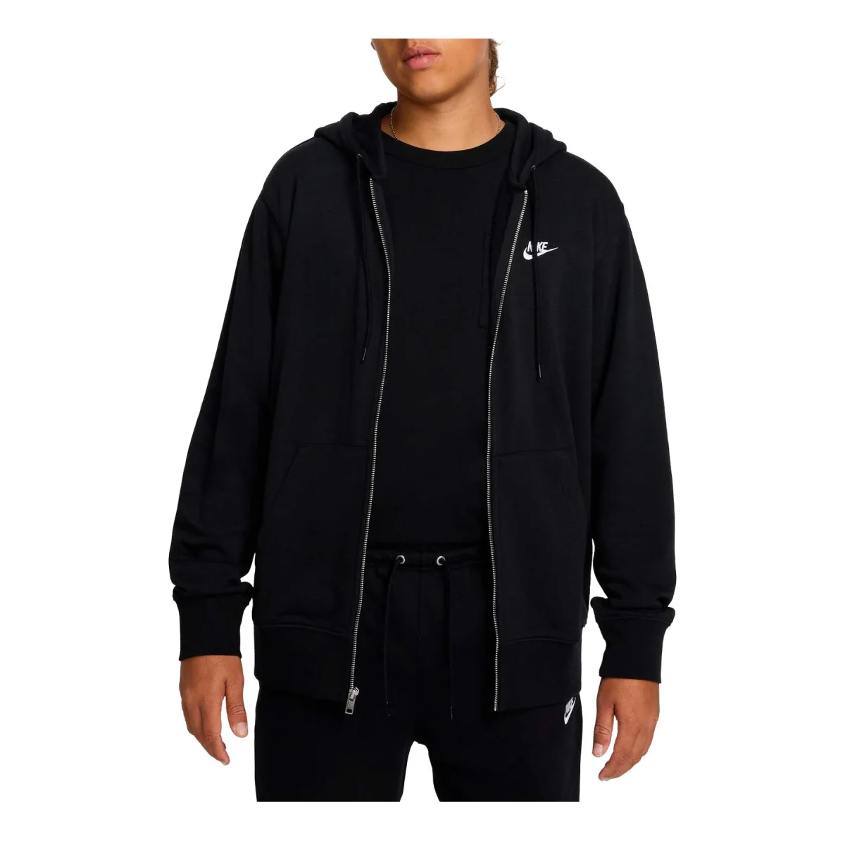 Felpa FULL zip Con Cappuccio Mini Logo Garzata - immagine 2