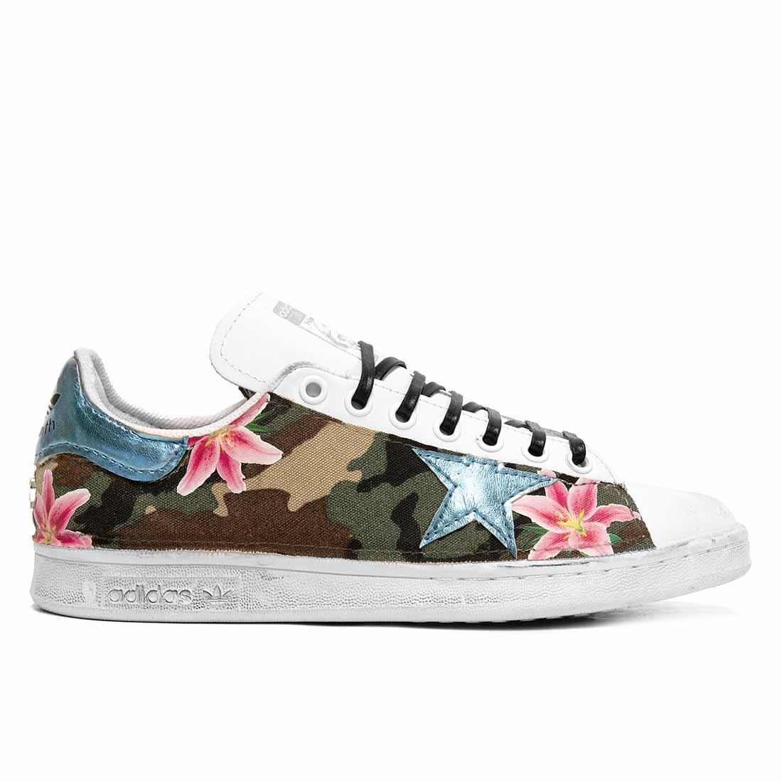 Adidas Stan Smith Camo con Fiori e Stella - immagine 2