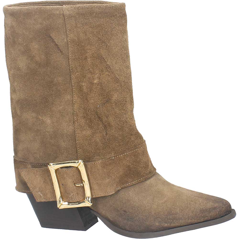 Texano Vanessa taupe con fibbia oro - immagine 4